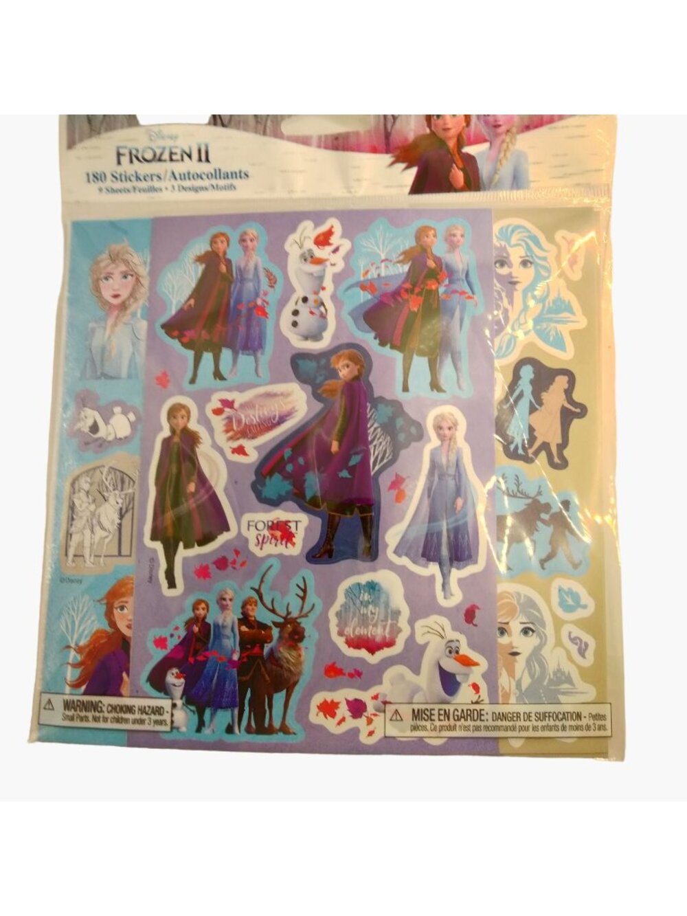 Disney Frozen II 180 Sticker Elsa Anna Olaf Party Favor